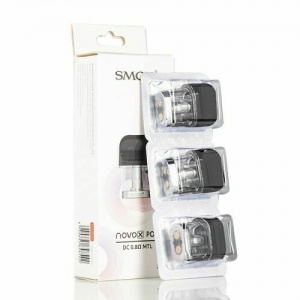 Smok Novo X Replacement Pods  DC Mesh .8 Pod