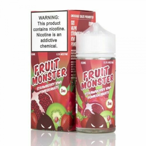 MVL Fruit Monster 100ML Strawberry Kiwi Pomegranate 06mg