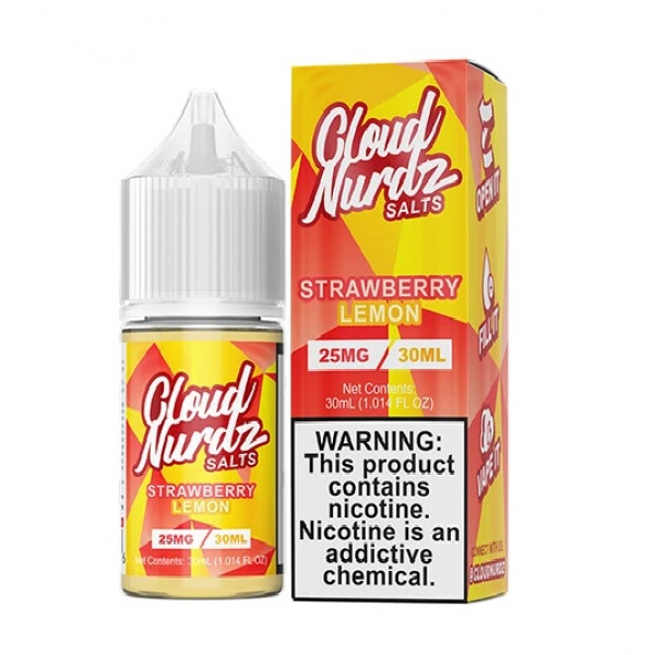 Cloud Nurdz Salt 30ML Strawberry Lemon 50 MG