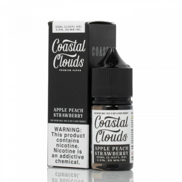 Coastal Clouds Co. Saltwater 30ML Apple Peach  Strawberry 35mg