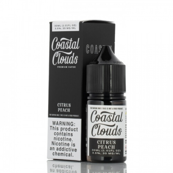 Coastal Clouds Co. Saltwater 30ML Citrus Peach 50 mg