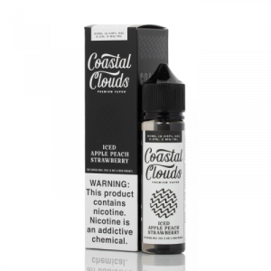 Coastal Clouds 60ML Apple Peach Strawberry Iced 06mg