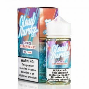 Cloud Nurdz 100ML Grape Strawberry Iced  03mg