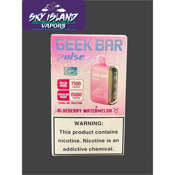 To be used with Blueberry Watermelon Geek Bar Pulse