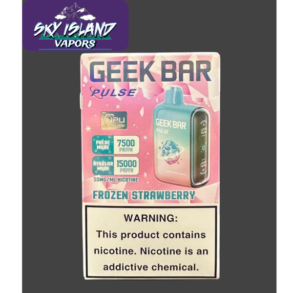 To be used with Frozen Strawberry Geek Bar Pulse