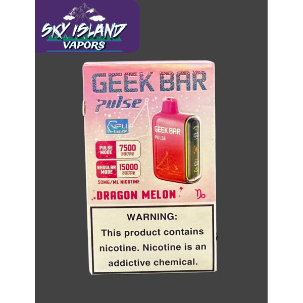 To be used with Dragon Melon Geek Bar Pulse