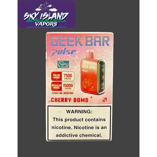 To be used with Cherry Bomb Geek Bar Pulse