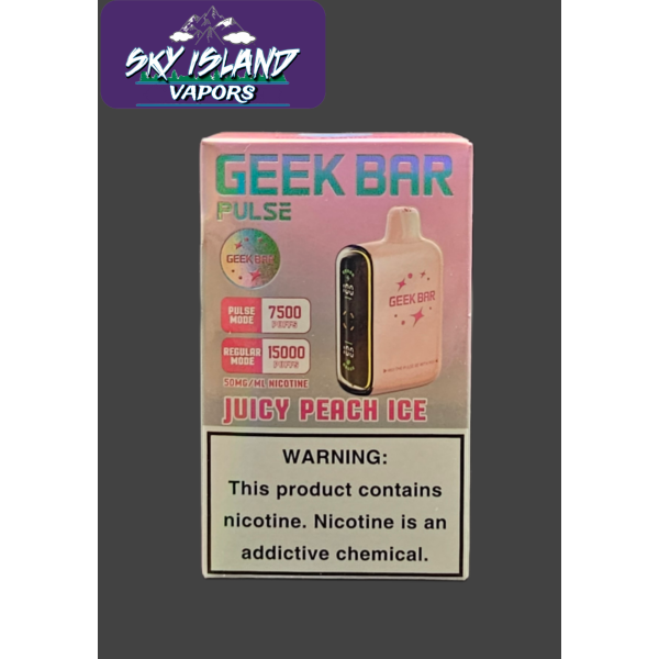 to go with juicy peach ice geekbar pulse